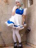 cosplay美女套图 c77 Sakuya Izayoi　白丝假发扮相(1)(94)